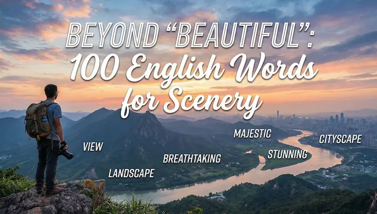 æ¯è²ã®è±èªè¡šçŸ100éžïœçŸããçµ¶æ¯ãã¬ãŒãºãView/Sceneryã®éãã培åºè§£èª¬