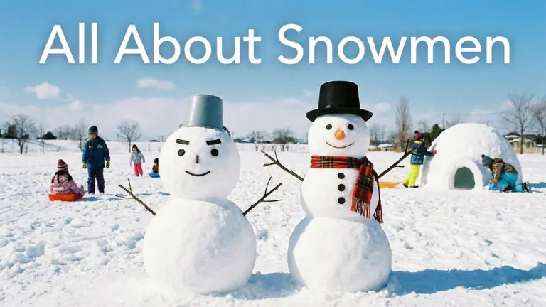 雪だるまは英語で?形の違いや関連用語まで徹底紹介