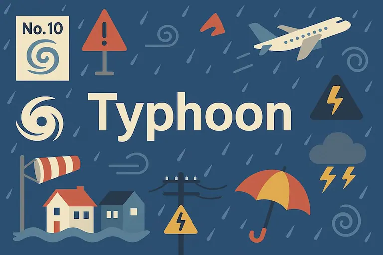 台風は英語で?“typhoon”だけじゃない、storm・hurricaneとの違いも解説