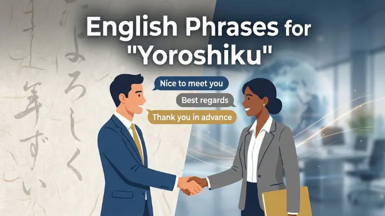 「よろしくお願いします」は英語で?ビジネス・メール・自己紹介など場面別フレーズ完全版
